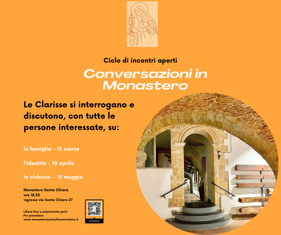 Locandina · Conversazioni Monastero, appuntamento di approfondimento