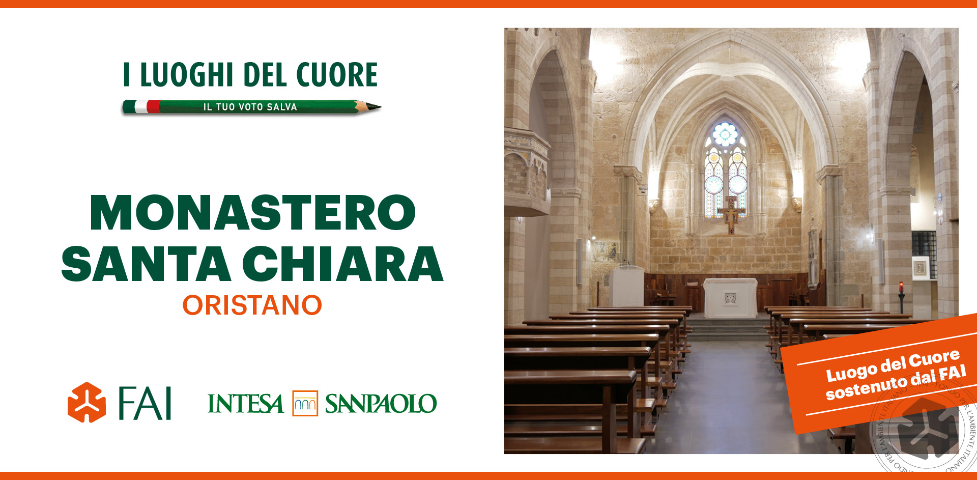 Locandina · I luoghi del cuore, visite nel Monastero