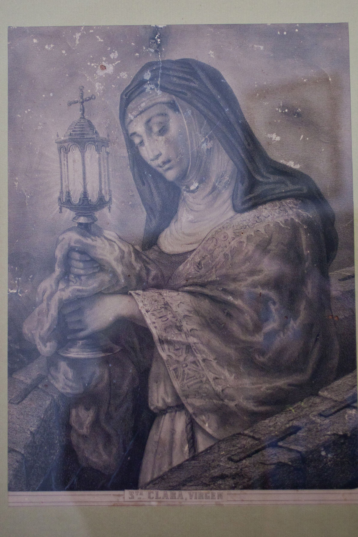 Antico dipinto di Santa Chiara