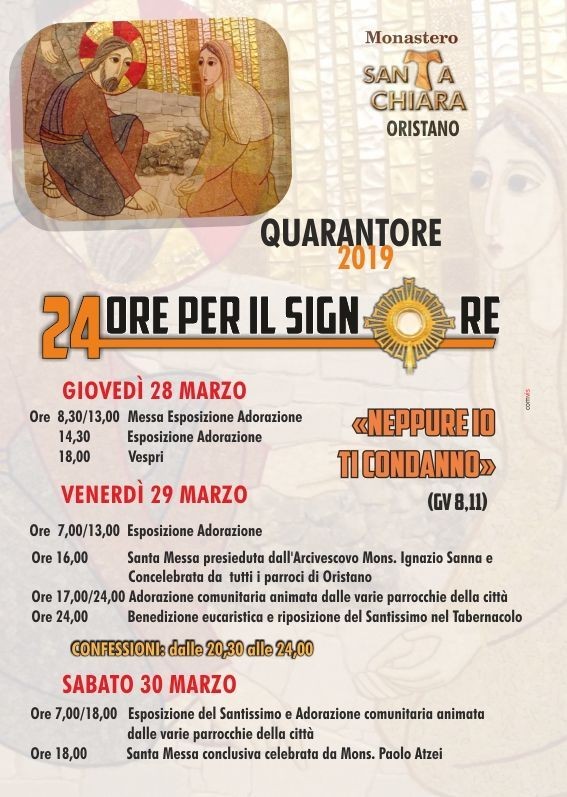Monastero Santa Chiara 29/30 marzo 2019